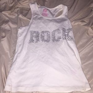 ROCK- tank top Faded Glory